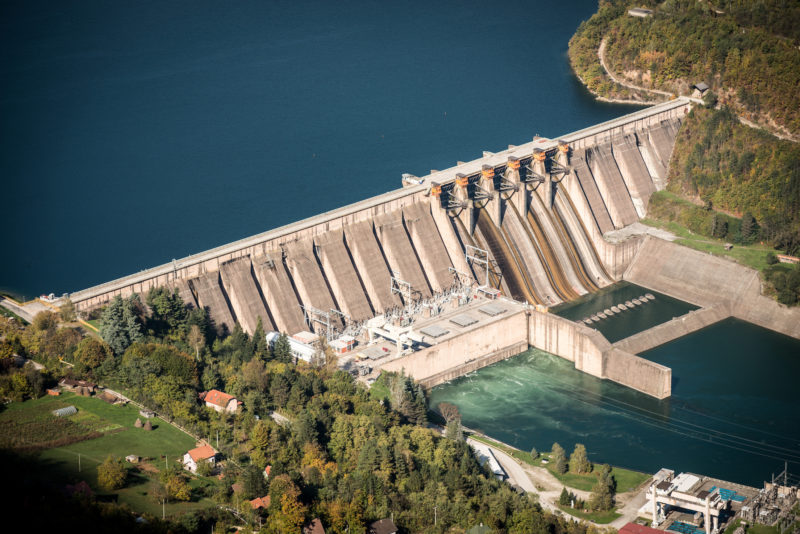 Electricity from hydropower plants